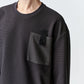 ARVOpm 深灰口袋拼布設計寬版T-shirt｜商品圖 7