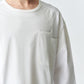 ARVOpm 白色剪接錯位設計寬版T-shirt｜商品圖 7