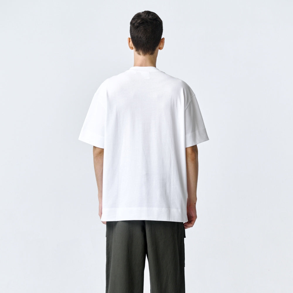 ARVOpm 白色剪接線口袋短袖T-shirt｜商品圖 3