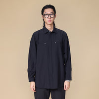ARVOpm 雙口袋寬鬆藏青色襯衫｜商品圖 3