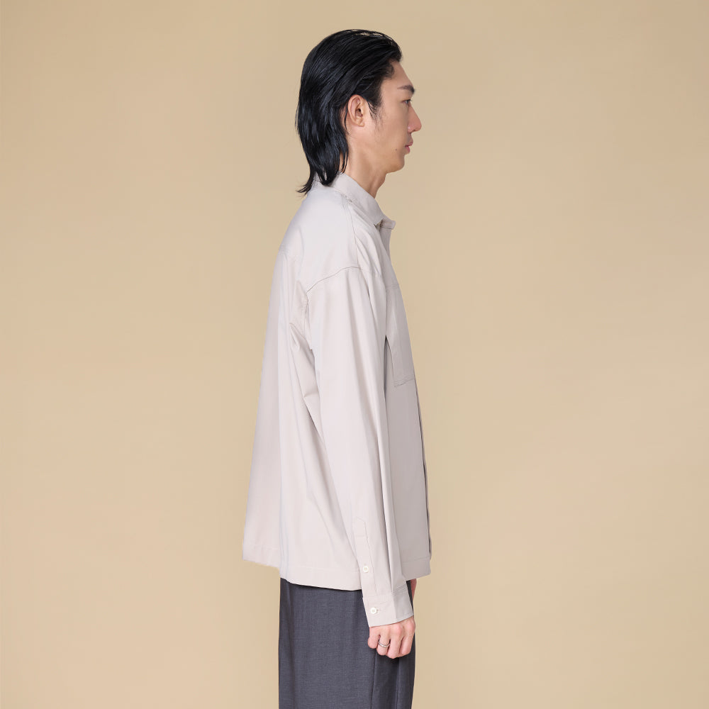 ARVOpm 短版寬鬆灰色襯衫｜商品圖 5