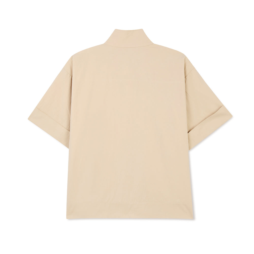ARVOpm 短版淺卡其短袖風衣造型外套｜商品圖 2