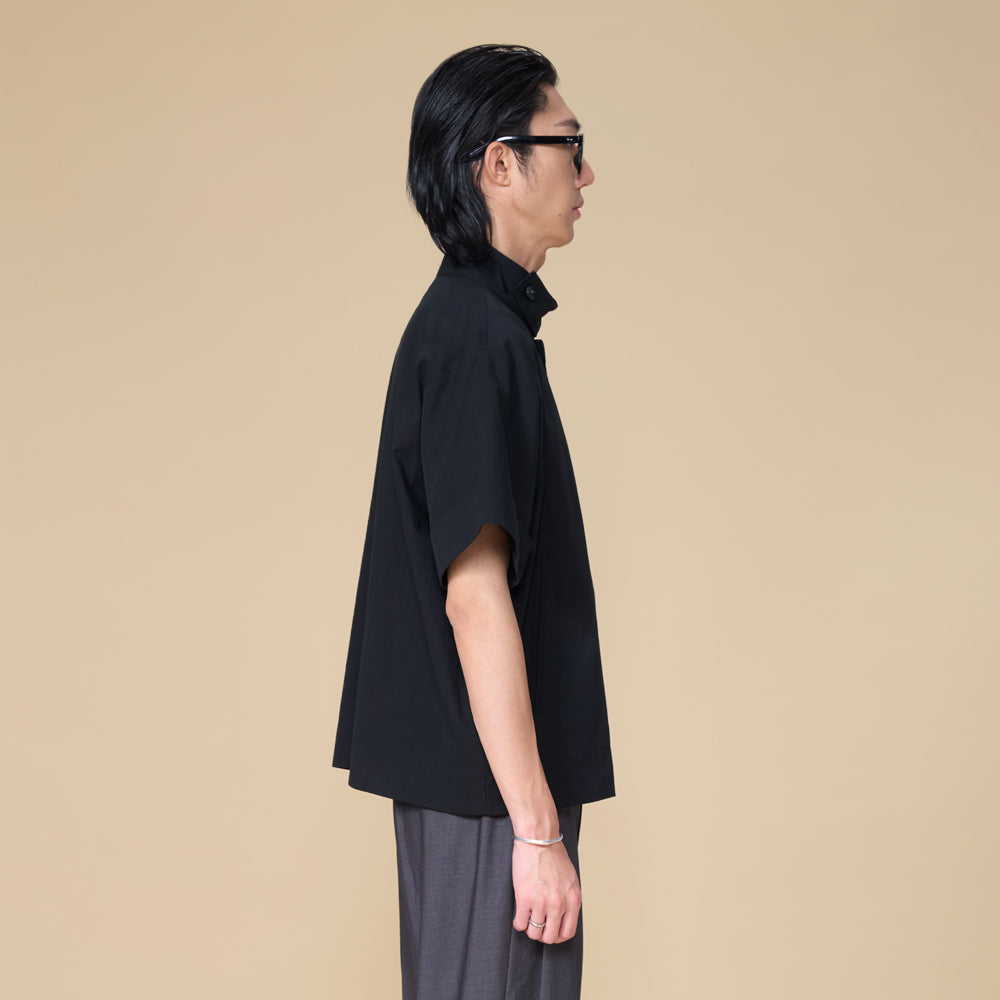 ARVOpm 短版黑色短袖風衣造型外套｜商品圖 5