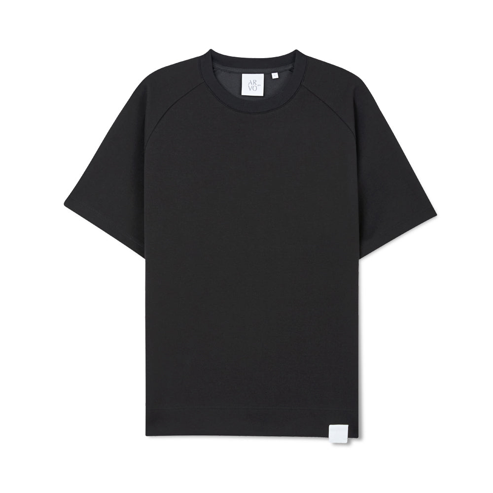 ARVOpm 基本款標準版黑色T-shirt｜商品圖 1
