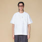 ARVOpm 口袋設計寬版白色T-shirt｜商品圖 3