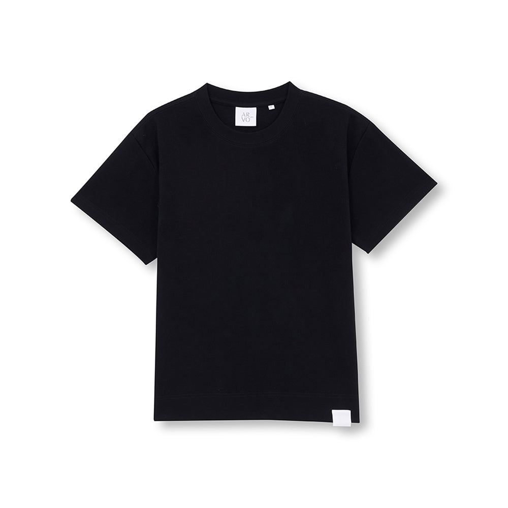 ARVOpm 簡約黑色Baby Tee 商品圖 8