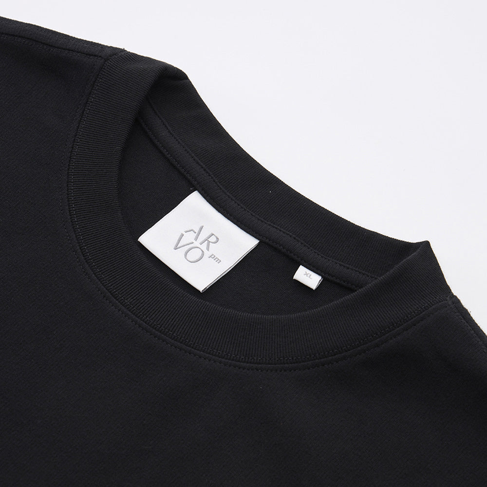 ARVOpm 簡約黑色Baby Tee 商品圖 7