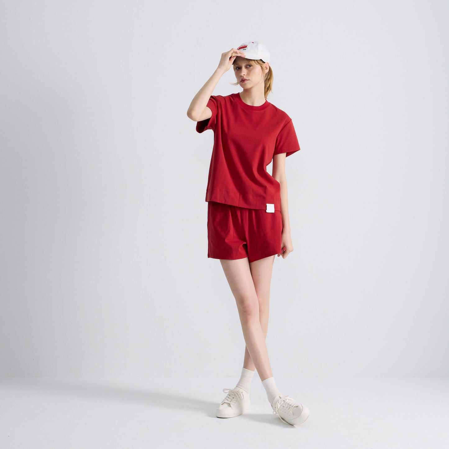 ARVOpm Logo 刺繡紅色 Baby Tee 商品圖 4