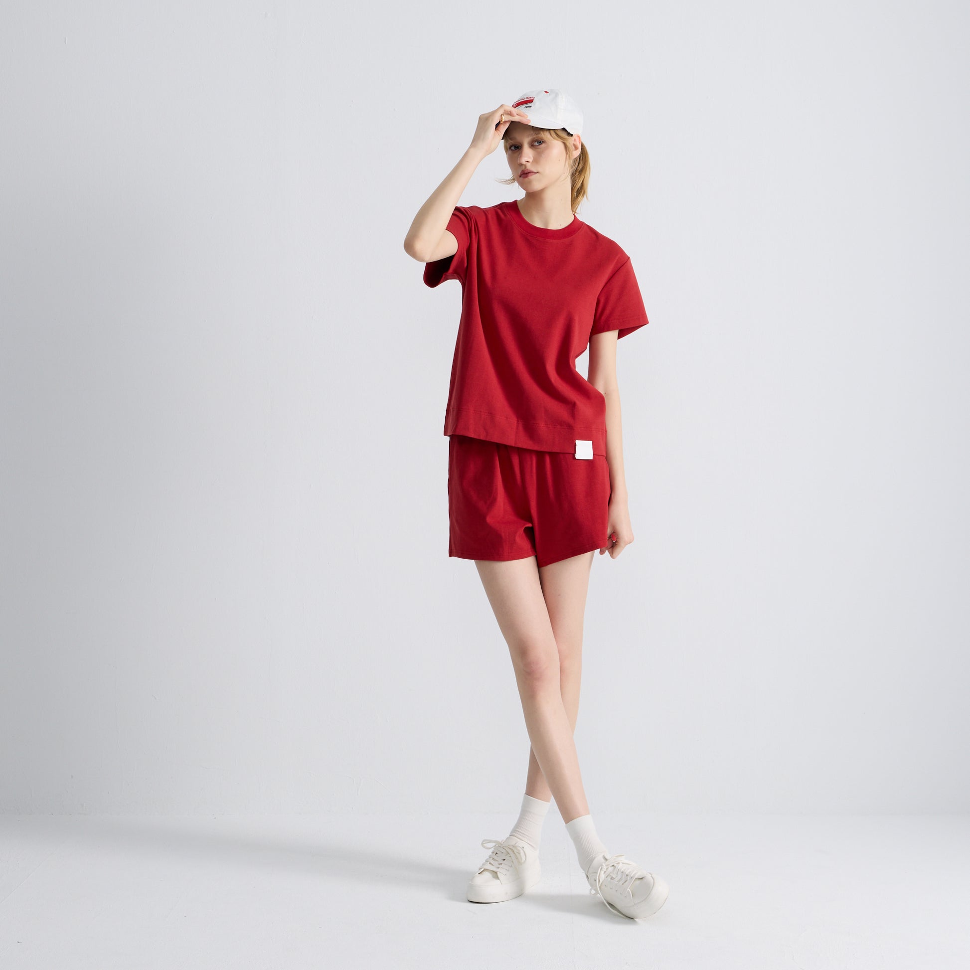 ARVOpm Logo 刺繡紅色 Baby Tee 商品圖 4