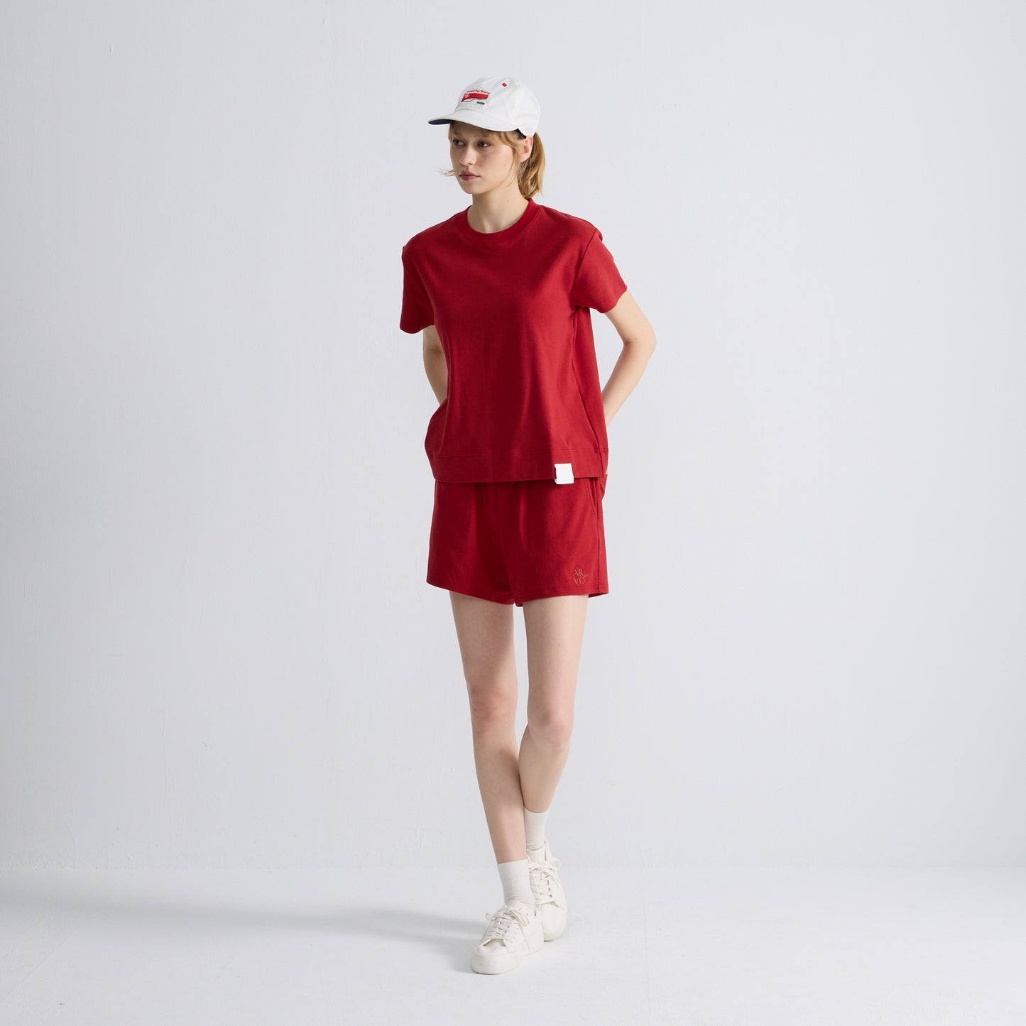 ARVOpm Logo 刺繡紅色 Baby Tee 商品圖 3