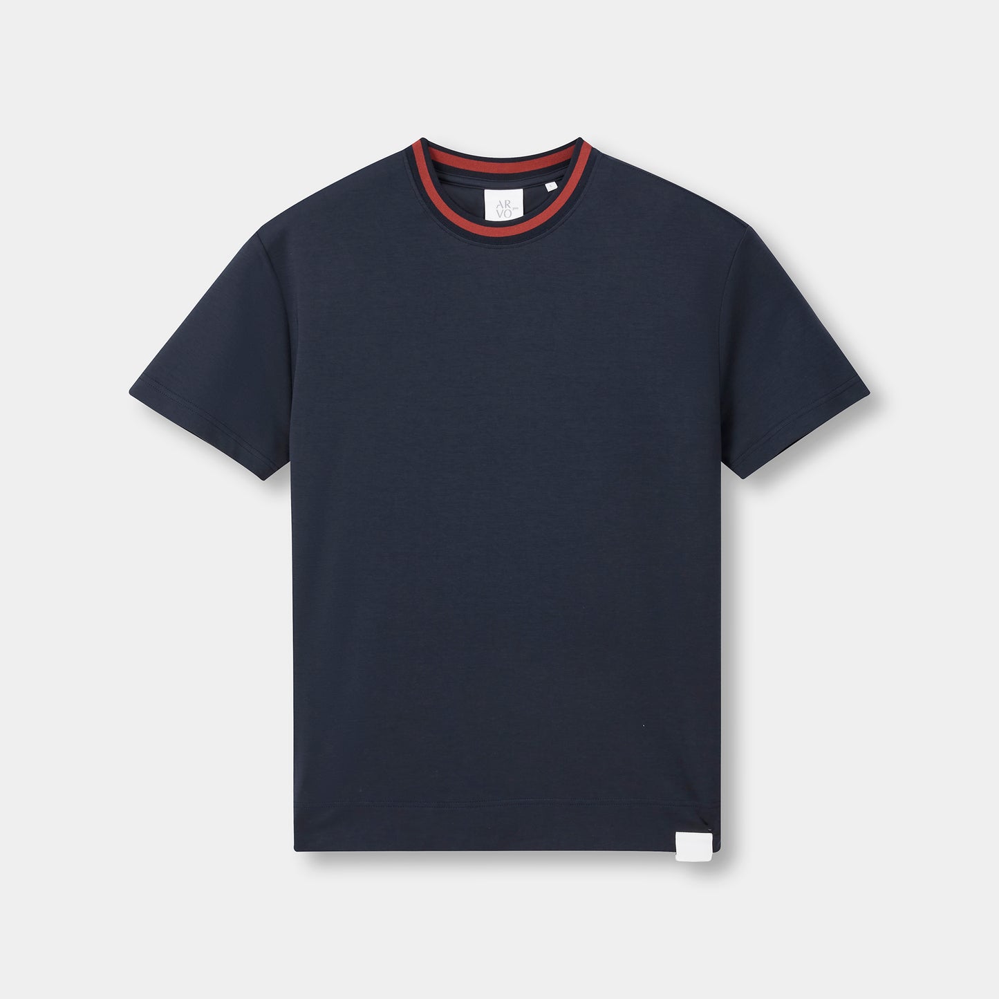 ARVOpm 藏青撞色領寬版 T-Shirt 商品圖 9