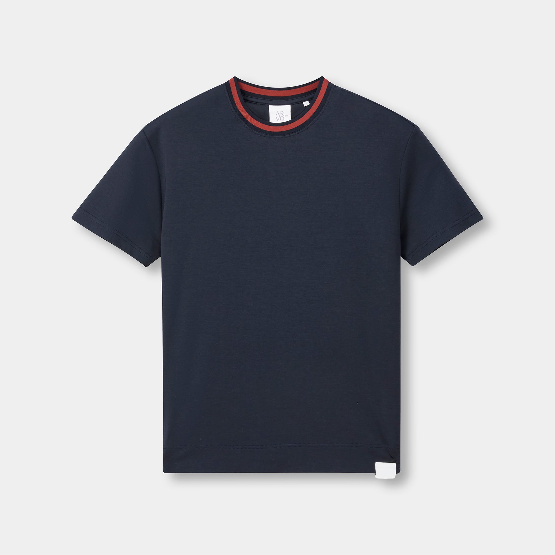 ARVOpm 藏青撞色領寬版 T-Shirt 商品圖 9