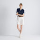 ARVOpm 白色織紋反折標準版短褲 商品圖 4