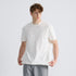 ARVOpm 白色撞色領寬版 T-Shirt 正面
